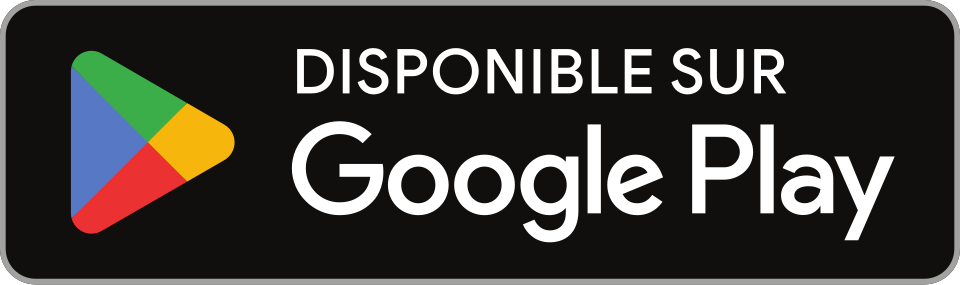 Disponible sur Google Play Store